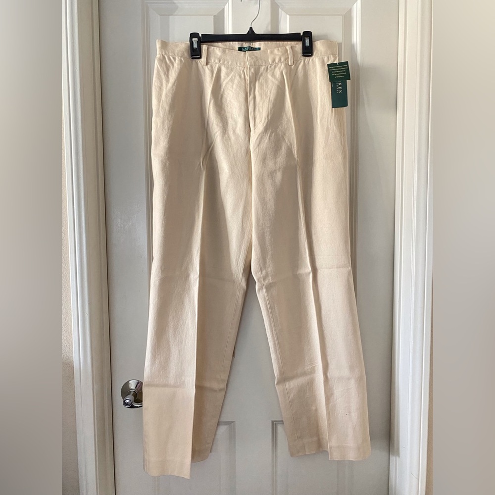 Lauren Ralph Lauren Vintage Cream Dress Pants